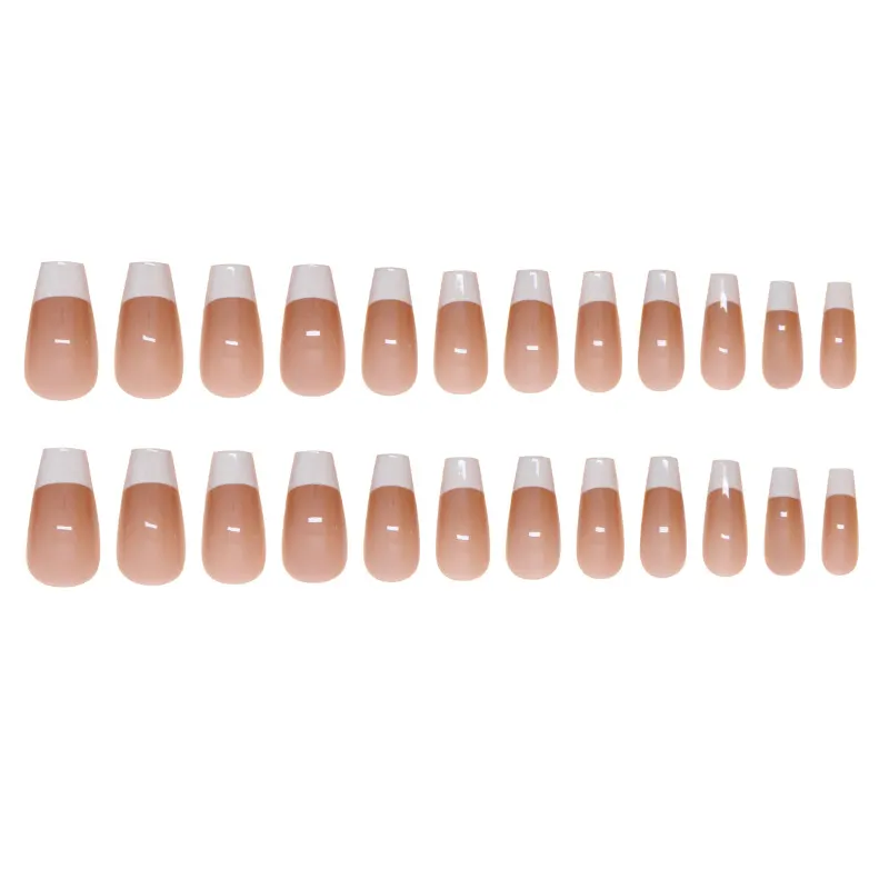 Churchf Churchf French Fake Nails Wear Nail Removable Nail Piece Wear Nail Piece 24 Pieces