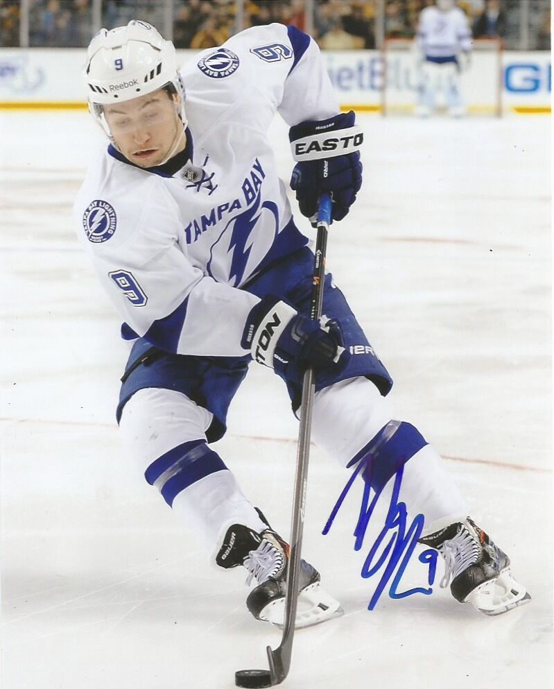 Tampa Bay Lightning Tyler Johnson Signed Autographed 8x10 Photo Poster painting COA