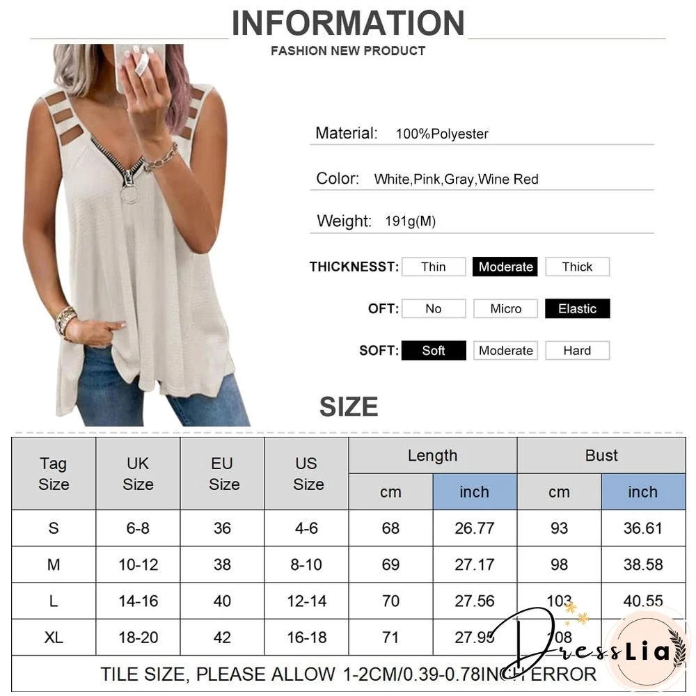 Summer Hollow Out Short Sleeve T-Shirts Women Sexy Zipper V-Neck Casual Ladies Tops Fashion Female Streetwear Blouse Tee D30