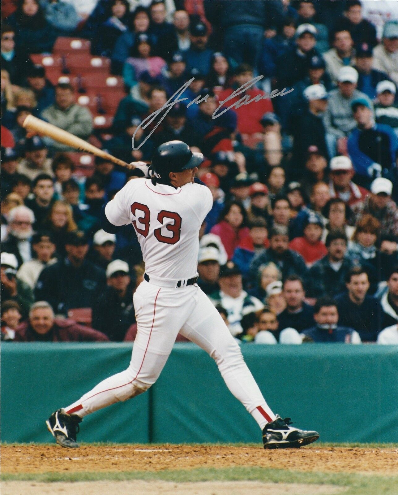 Autographed JOSE CANSECO Boston Red Sox 8x10 Photo Poster painting - COA