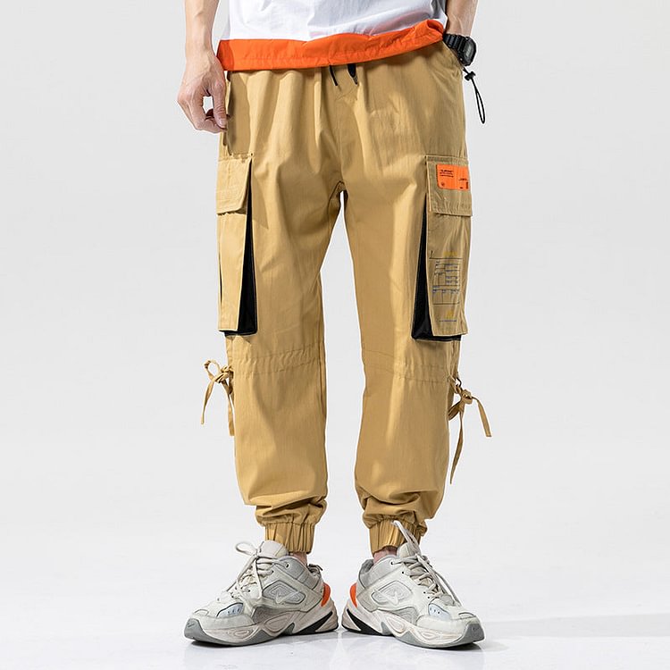 Men's Spring plus Size Vintage Sports Trousers Loose Men's Casual Pants Men Cargo Pant