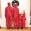 Reindeer Christmas Family Matching Pajama Dad Mom Kid Baby