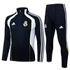 25/26 Real Madrid Teal Half-Zip Training Jacket Set
