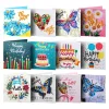 12pcs 5D DIY Diamond Painting Greeting Card Special Shaped Xmas Postcard