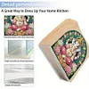 Acrylic Napkin Holder Diamond Painting Kit for Home Table Decor (Ganesha)