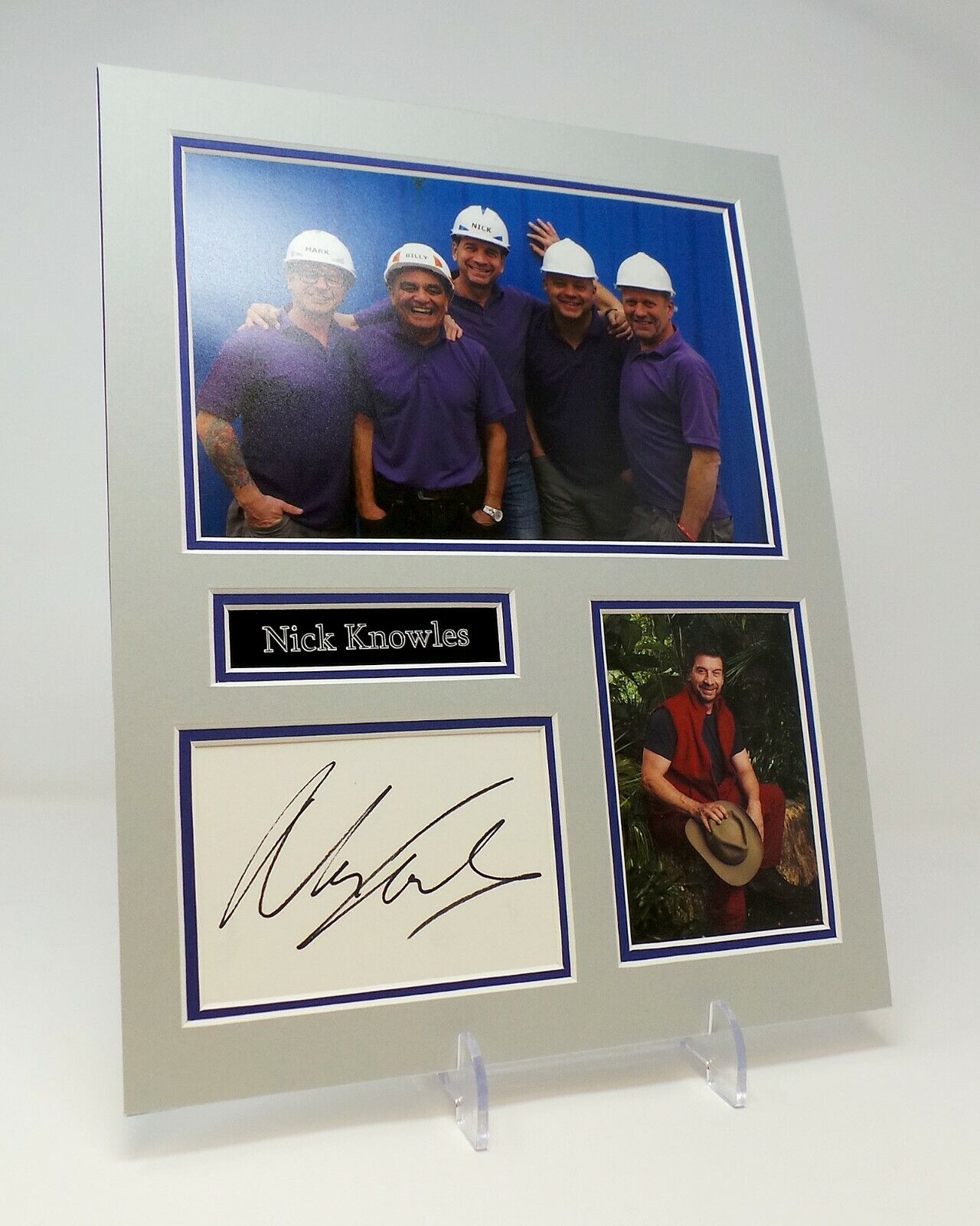 Nick KNOWLES Signed Mounted Photo Poster painting Display AFTAL COA DIY SOS, TV Presenter