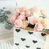 Real Touch Moisture Single Head Rose Quality Artificial Flower