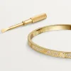 CARTIER LOVE BRACELET, SMALL MODEL, PAVED