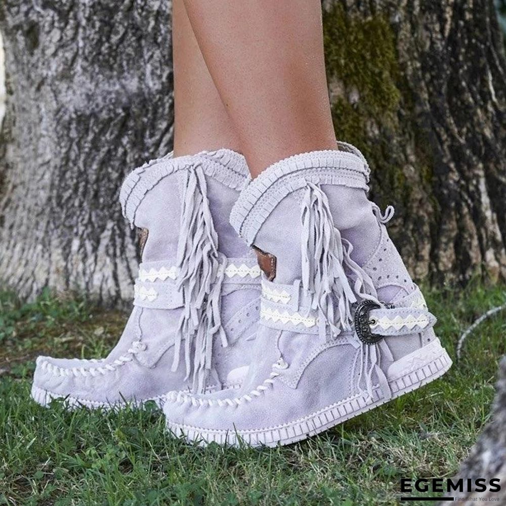 New Style Tassels Ankle Boots | EGEMISS
