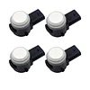 4X Parking Ultrasonic PDC Sensor Compatible withr Tesla Model 3 S X Y Replace 1127503-01-D 112750301D White
