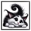 Lying Cat-11CT Stamped/Counted Cross Stitch 40*40cm/15.75*15.75in tapestrymarket