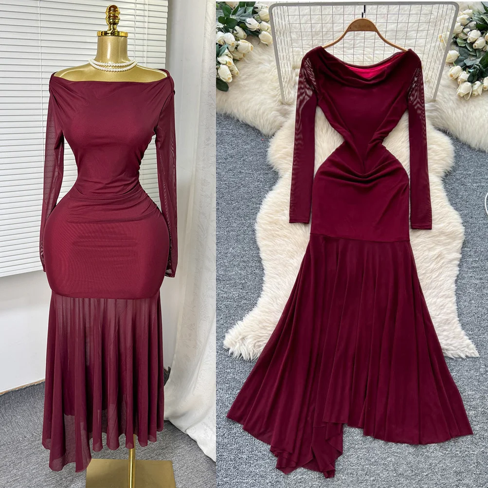 Nigikala Nigikala Holiday Suit Women's Design Bikini Hanging Neck Vest Tuxedo Skirt Knitted Two-Piece