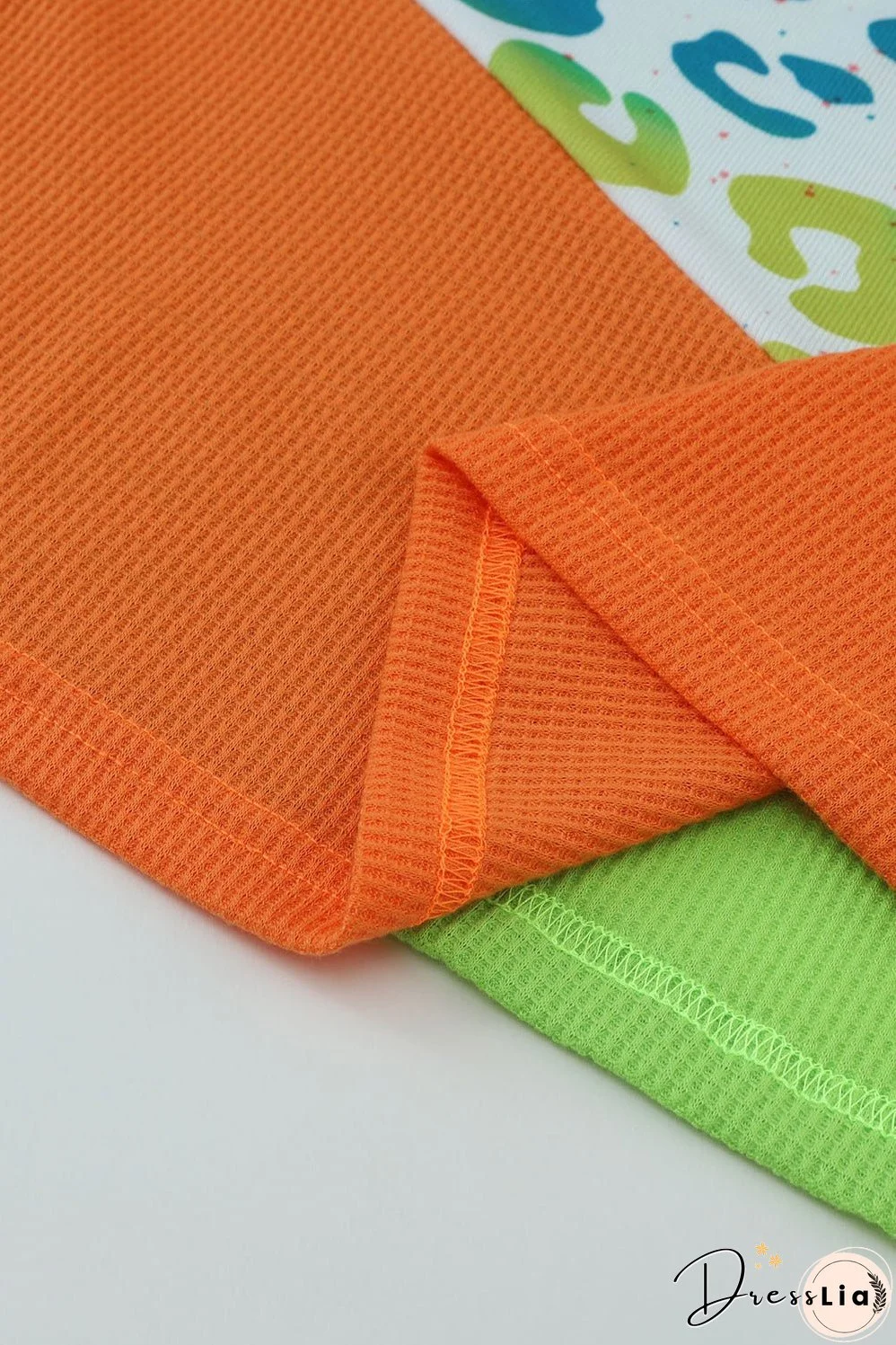 Leopard Waffle Knit T-Shirt