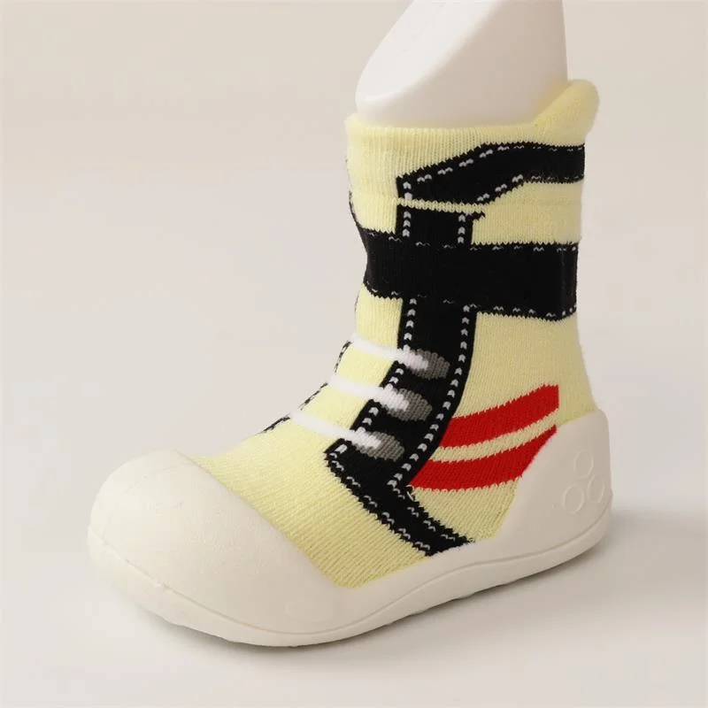Baby Shoes Boy Girl Rubber Sneaker Cotton Soft Anti-Slip Sole Newborn Infant First Walkers Toddler Casual Outdoors Crib Shoes