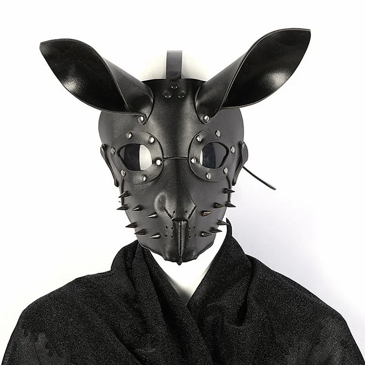 Cyberpunk Bunny Halloween Mask Night Club Cosplay Props-elleschic