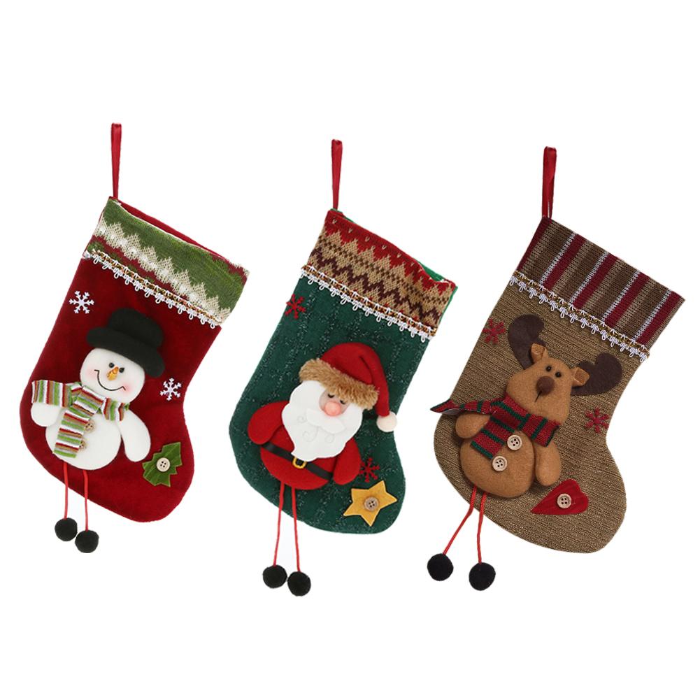 

Christmas Stocking Candy Bags Xmas Socks Gift Bags Christmas Party Decor, Each, 501 Original