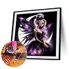 (40*40cm)Butterfly Girl Moon - Full Round Drill Diamond Painting
