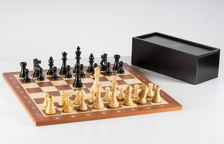 The Club Chess Set and Board Combination