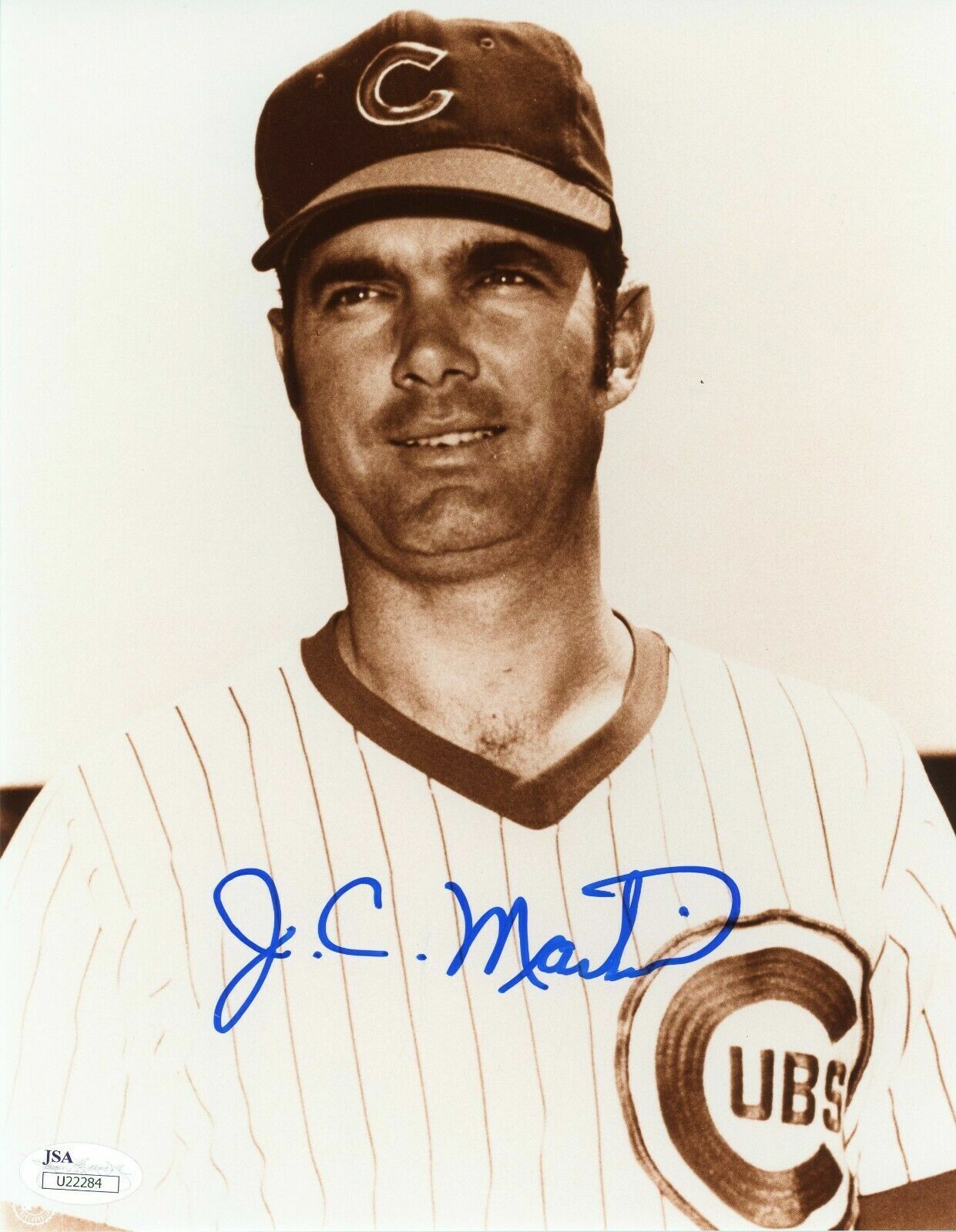 J.C. Martin Signed 8x10 JSA COA Photo Poster painting Autograph 8x Chicago Cubs JC