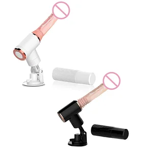 Female Thrusting Vibrator with Hand Pistol Grip and 7 Vibration Speeds