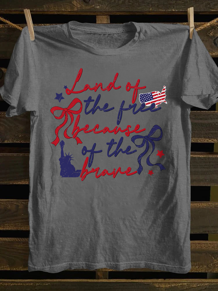 Land Of The Free Because Of The Brave T-shirt