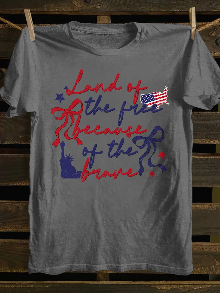 Land Of The Free Because Of The Brave T-shirt