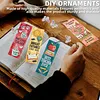 12 pi&egrave;ces DIY kits de marque-pages en forme sp&eacute;ciale de diamant avec pompons, kits d&rsquo;art en diamant, signets, kits de marque-pages en strass pour adultes lisant des cadeaux, amoureux des livres
