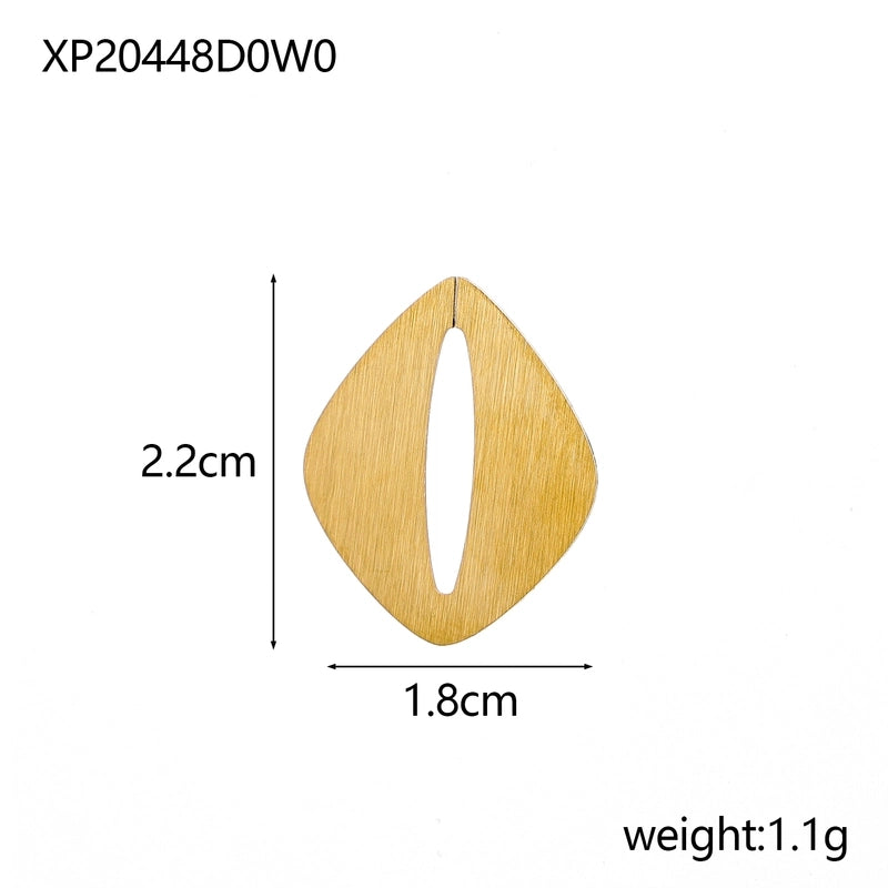 1 Piece 22 * 18mm Titanium Steel Circle Polished Open Jump Rings Chain Jewelry Accessories