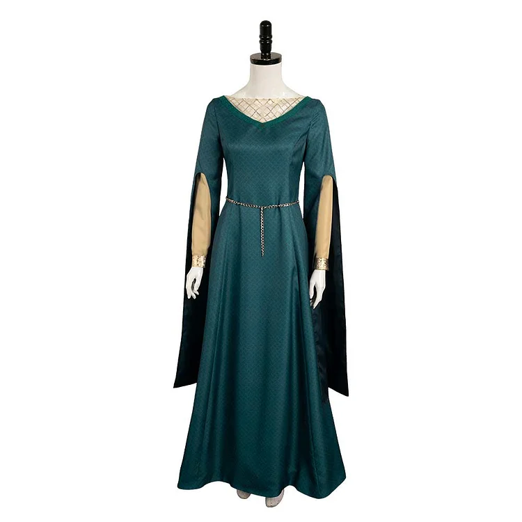 House Of The Dragon Season 2 (2024) Alicent Hightower Green Mesh Dress Outfits Cosplay Costume Halloween Carnival Suit
