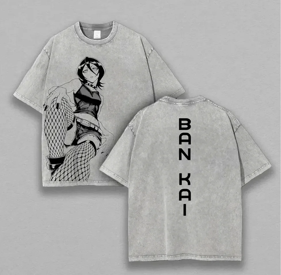 Ban Kai Bleach Printed Unisex Washed T-Shirt