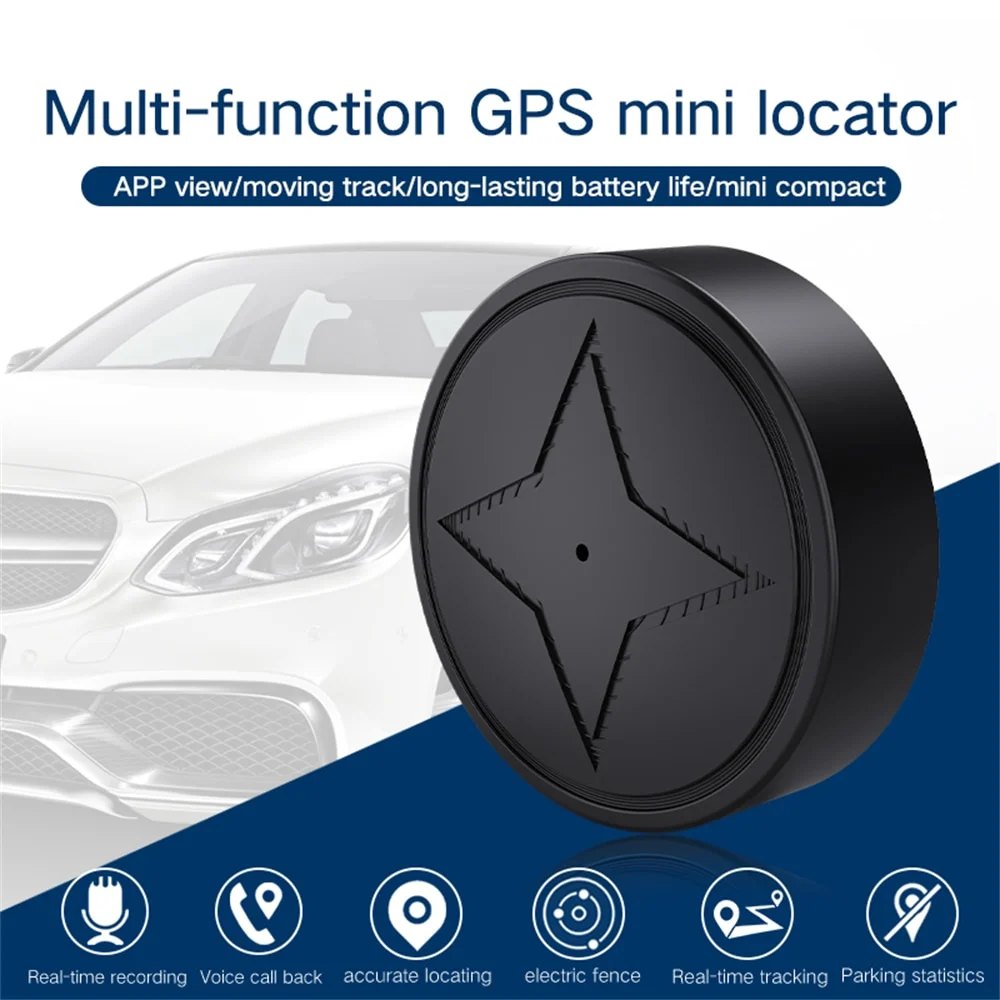 GPS Tracker Strong Magnetic Car Vehicle Tracking Anti-lost Anti-theft Device Mini Portable Precise