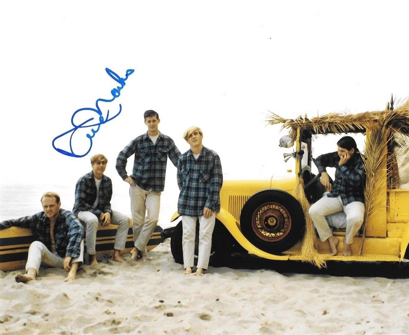 * DAVID MARKS * signed 8x10 Photo Poster painting * THE BEACH BOYS * COA * 11