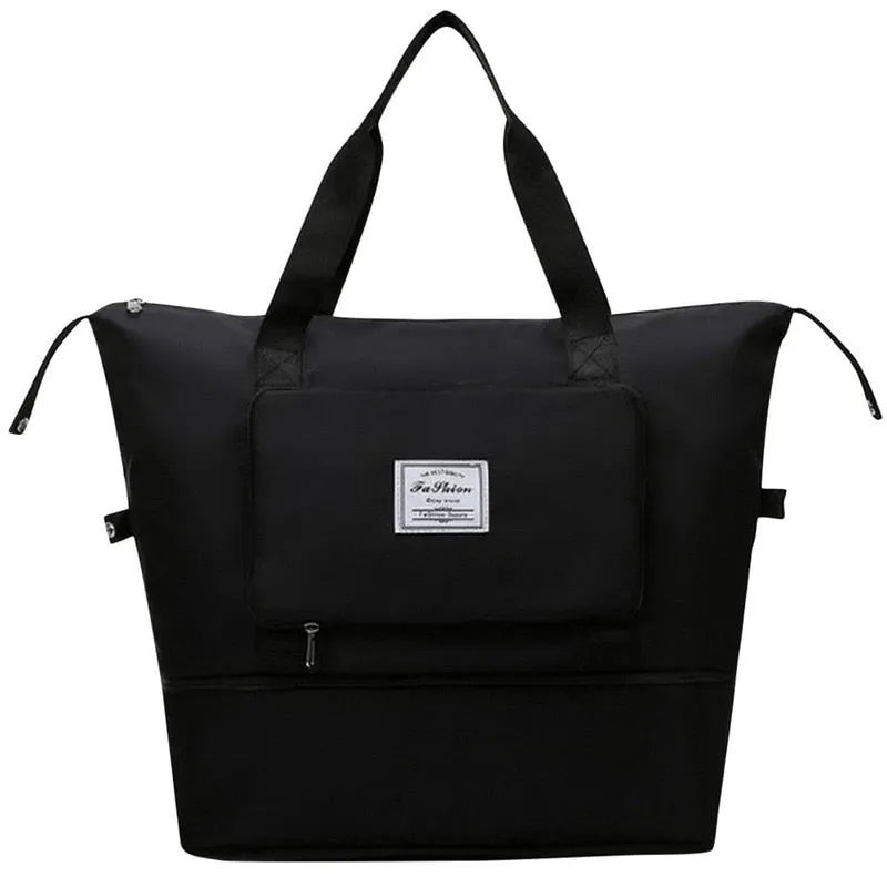 Unisex Oxford Handbags Outdoor Waterproof Foldable Travel Bag Large Capacity Tote Bag Gym Shoulder Bag Women's Bag Handbags2021