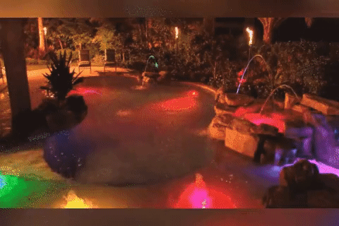 Solar Power RGB Led Pool Floating Light