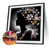 Elegante Silhouette Schönheit - speziell geformte Diamantmalerei - 30*30cm