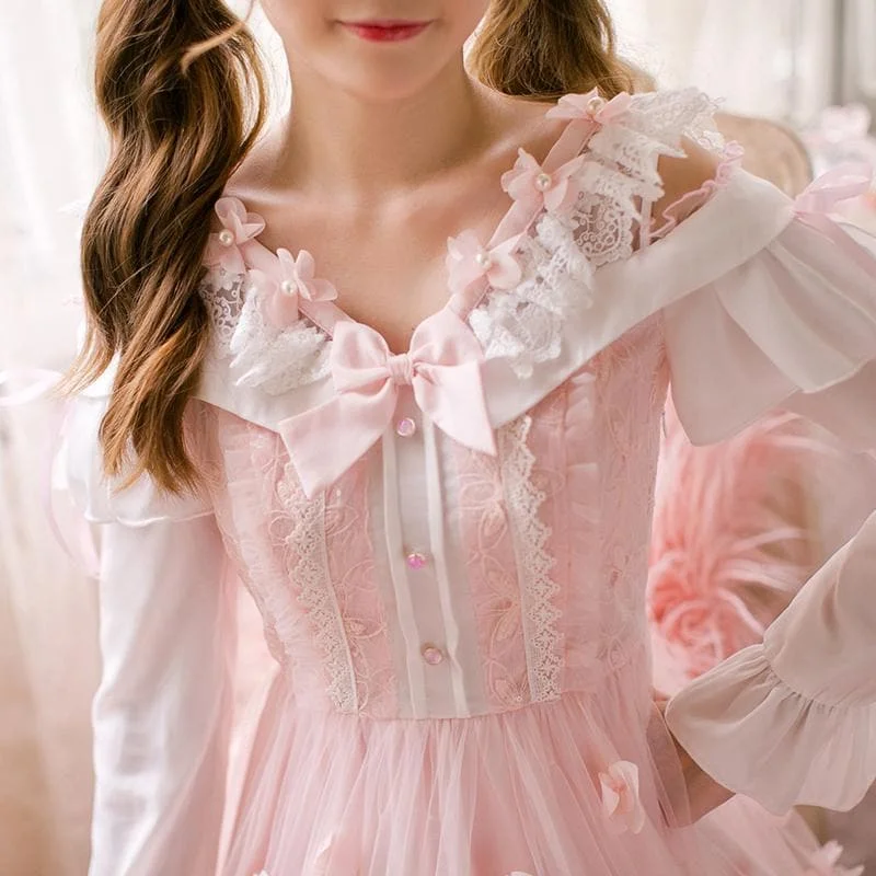 Pink Rosy Ruffle Fairy Dress SP1710545
