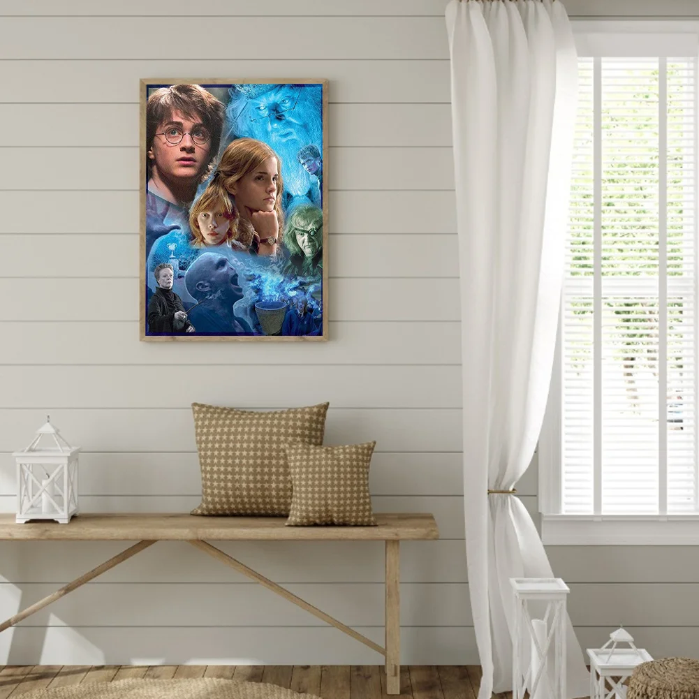 5D DIY Full Round Drill Diamond Painting Harry Potter Kit Home Decor Art Craft