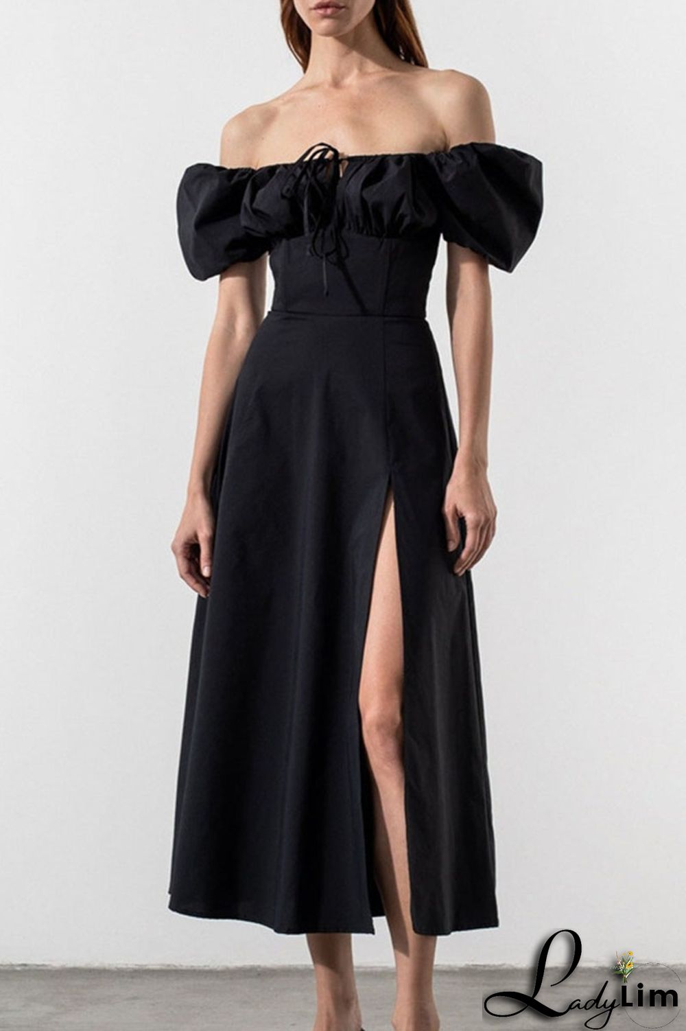 Pink Daily Elegant Print Patchwork Frenulum Off the Shoulder Irregular Dress Dresses