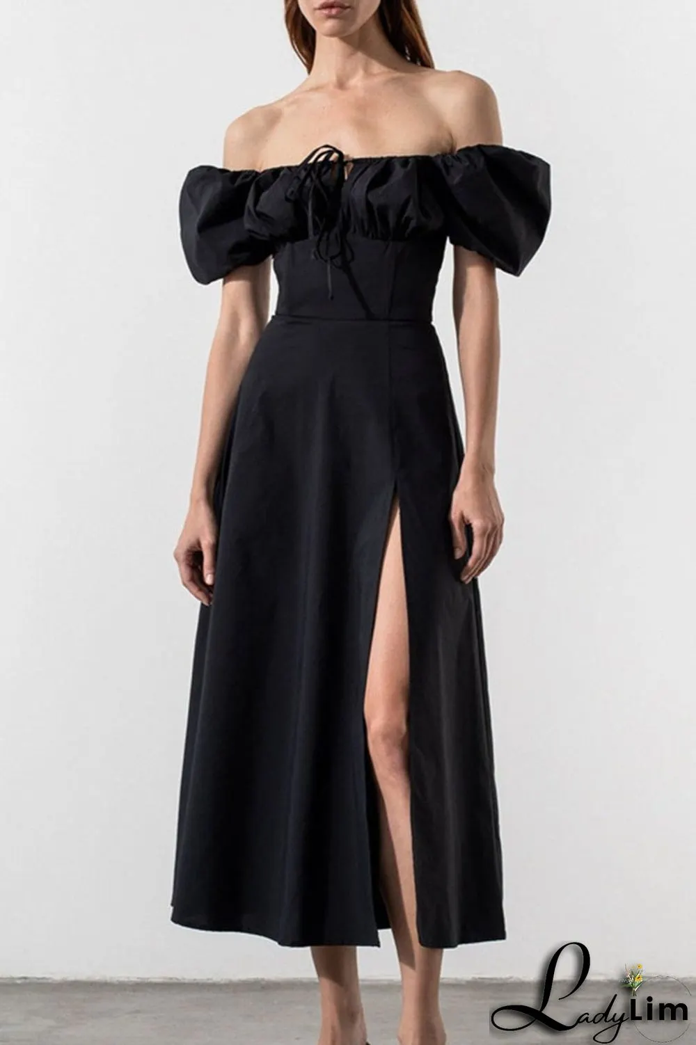 Pink Daily Elegant Print Patchwork Frenulum Off the Shoulder Irregular Dress Dresses