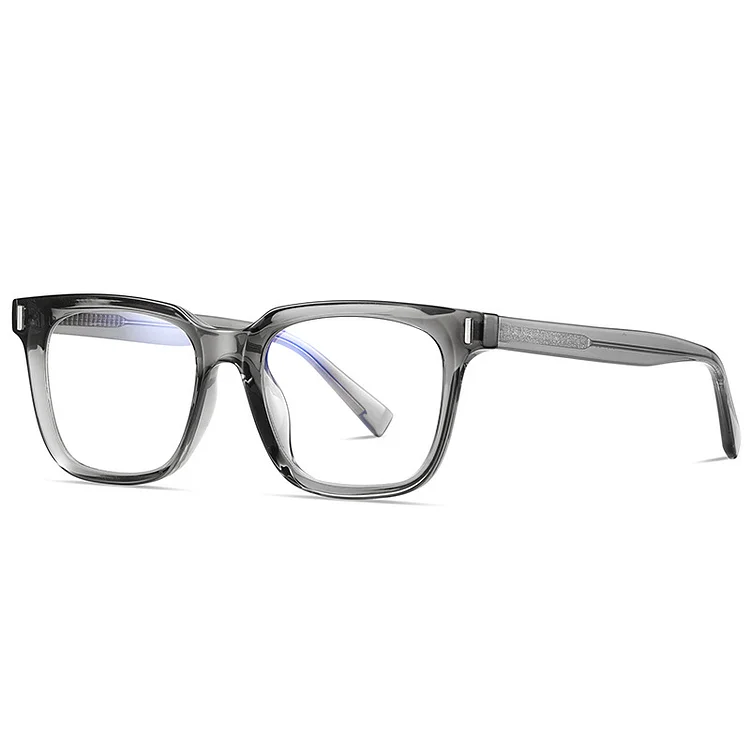 Brand Design Square Frame Glasses Frame Computer Phone Anti Blue Ray Photochromic Reading Glasses Men and Women Eyewear