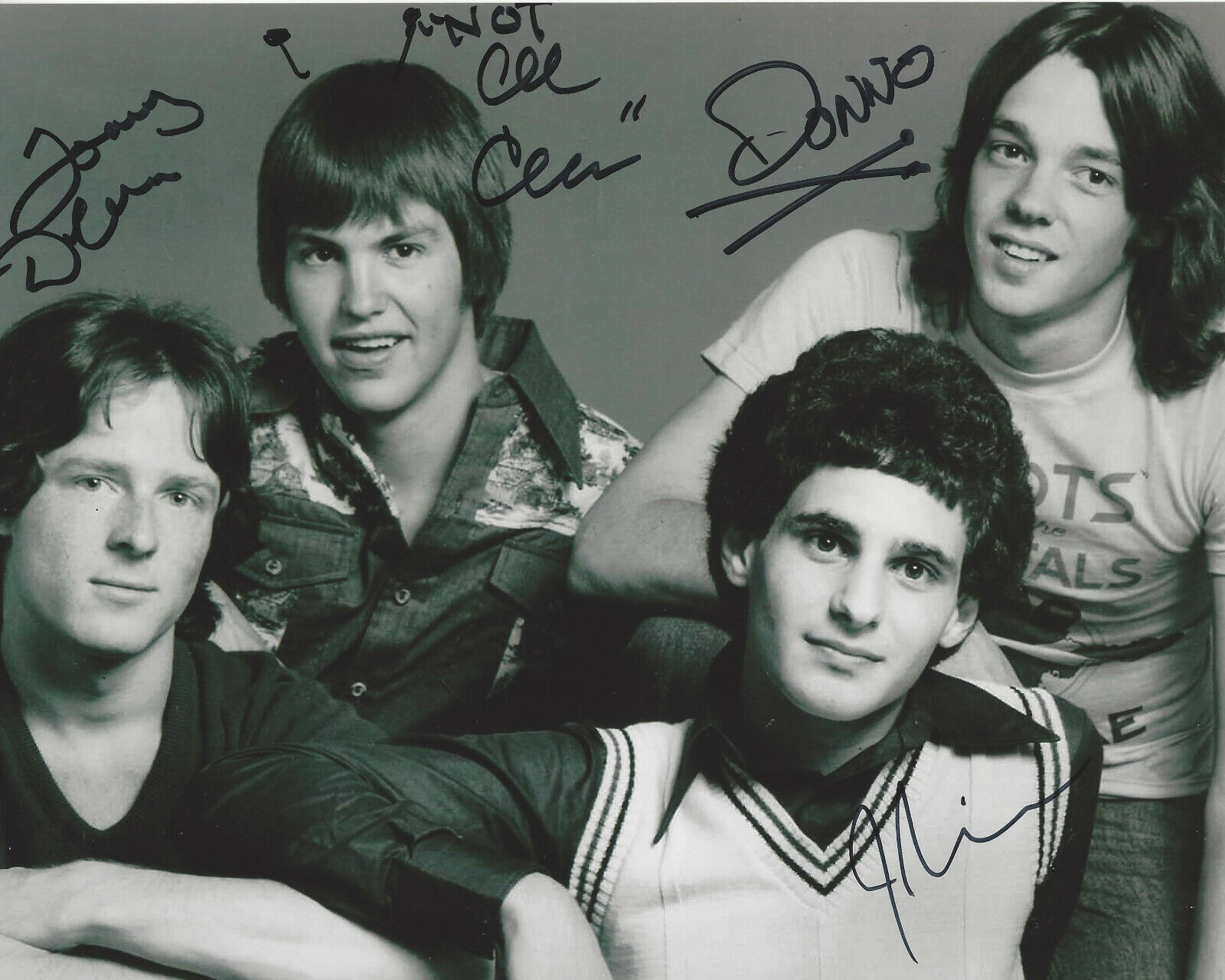 THE RUBINOOS BAND SIGNED AUTHENTIC 8X10 Photo Poster painting POWER POP LEGENDS 3 w/COA PROOF X4