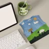 Cute sweater print mouse pad