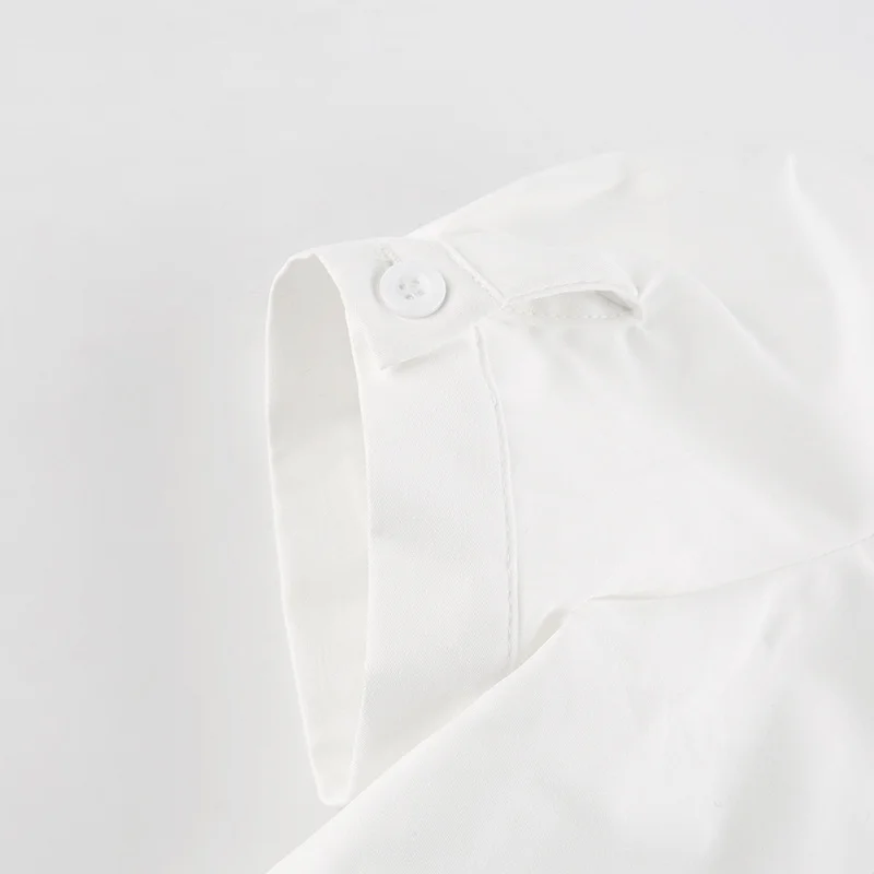 PREPPY SLIM FIT WHITE SHORT SLEEVE SHIRT WITH TIE