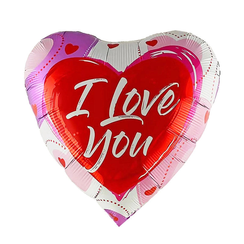 Vacation Minimalist Heart Shape Aluminum Film Travel Daily Balloons