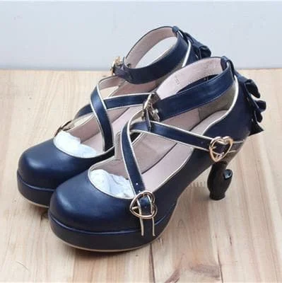 6 Colors Lolita Table Leg High Heels Platform Shoes SP154528