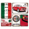5pcs - Alfa Romeo Oh Servizio - Vintage Metal Signs(8*12Inch/12*16Inch) - Vehicle