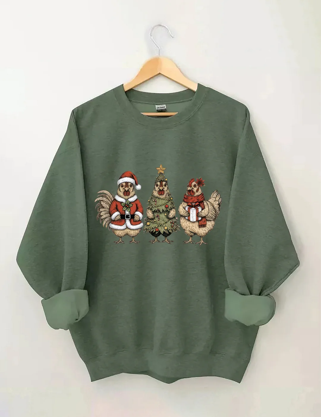 Christmas Chickens Sweatshirt