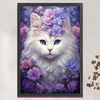 Cat Flower - 11CT Stamped Cross Stitch 40*60cm