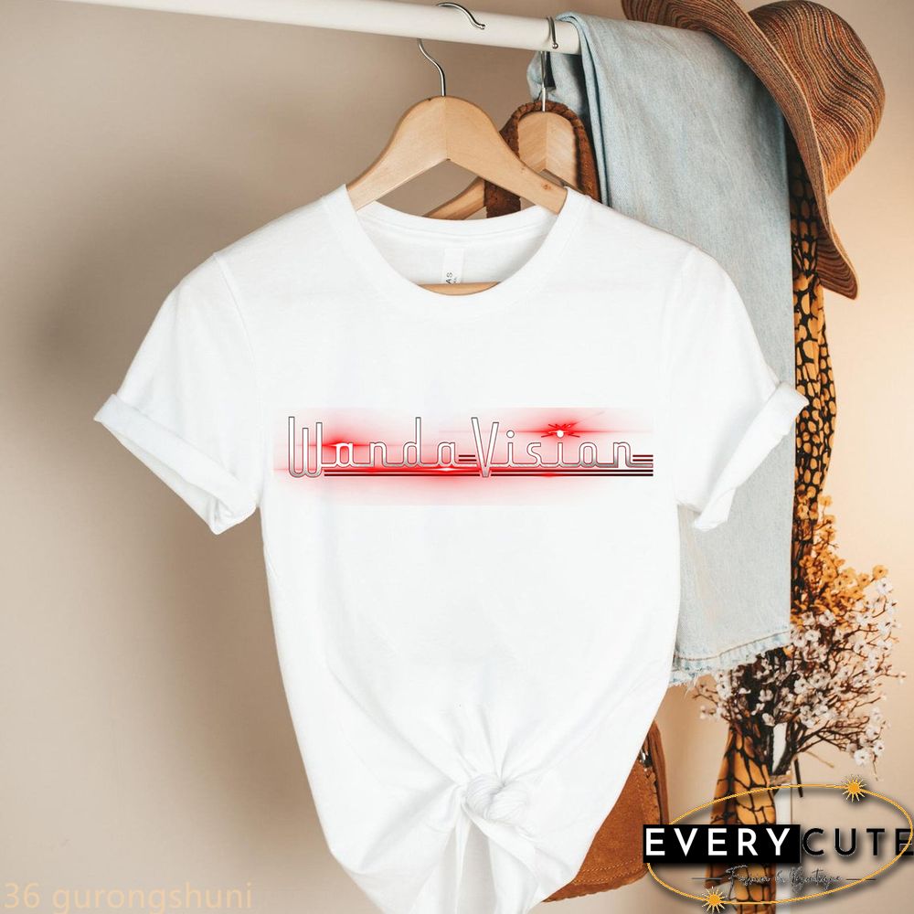 Wandavision Shirt StreetwearT-shirt Graphic Print Women clothes female clothing harajuku