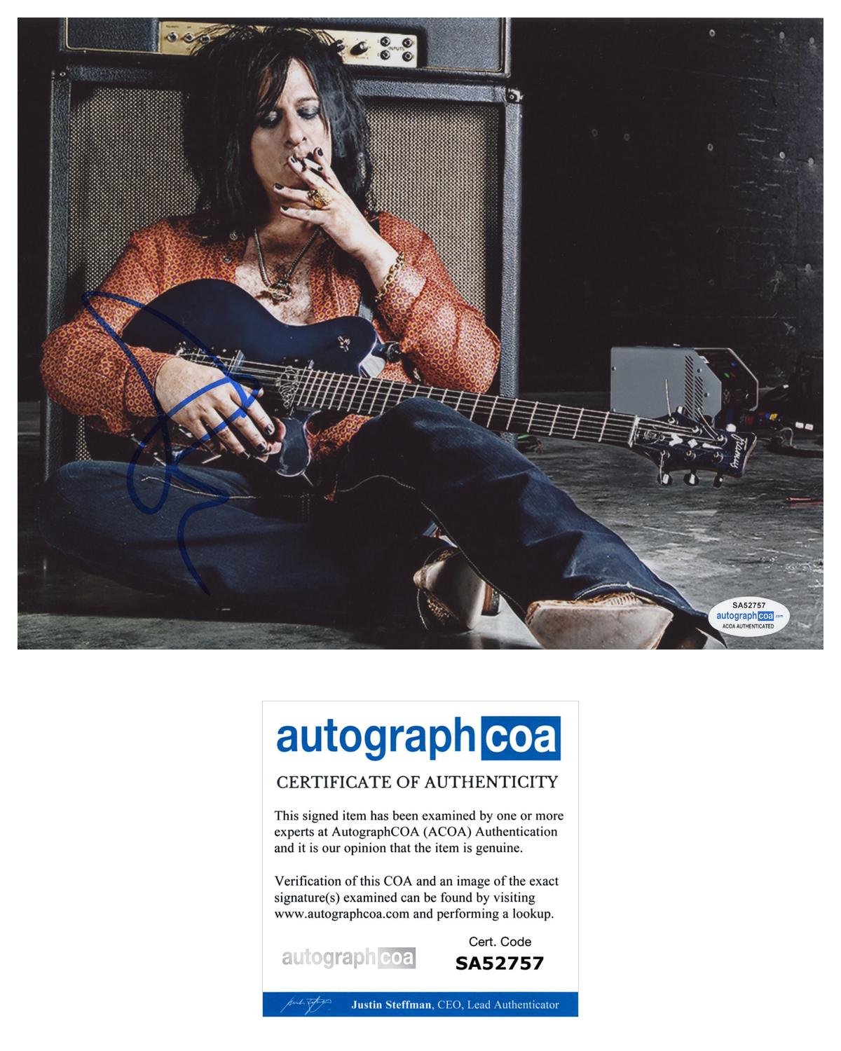 Steve Stevens Signed Autograph 8x10 Photo Poster painting Billy Idol Michael Jackson ACOA COA